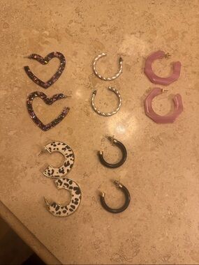 Assorted Hoop Earrings - Women Jewelry